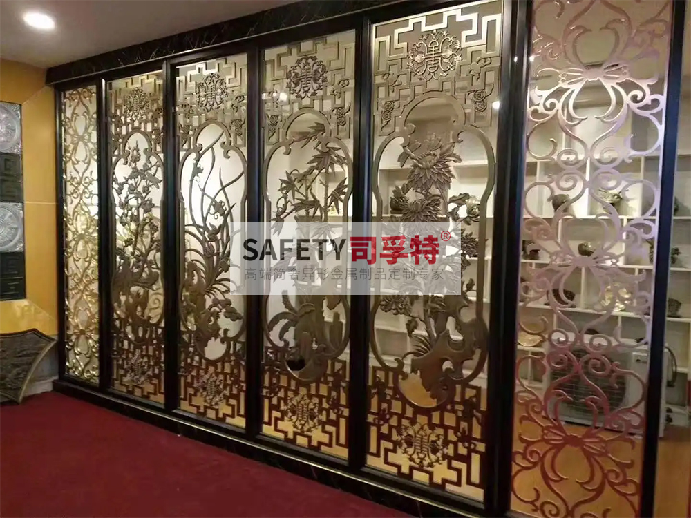 金屬屏風(fēng)有哪些種類？什么材質(zhì)的金屬屏風(fēng)好？[司孚特金屬屏風(fēng)](圖4)