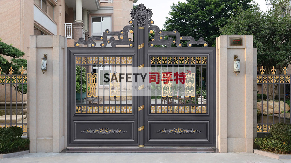 別墅大門(mén)用什么材質(zhì)好？[別墅銅門(mén)，鋁藝別墅大門(mén)](圖5)