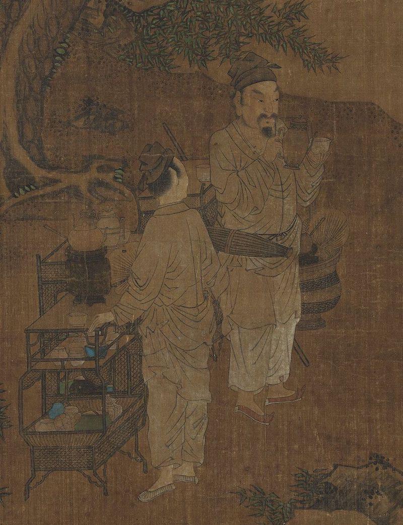 重拾“圍爐煮茶”文化，一起看看故宮藏畫里的“圍爐煮茶”[精制鋼圍爐茶桌](圖9)