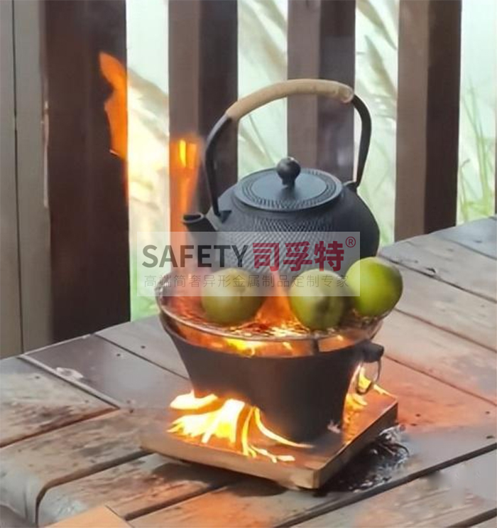 圍爐煮茶小貼士：火災(zāi)、中毒、燙傷需防范[精制鋼圍爐茶桌](圖1)