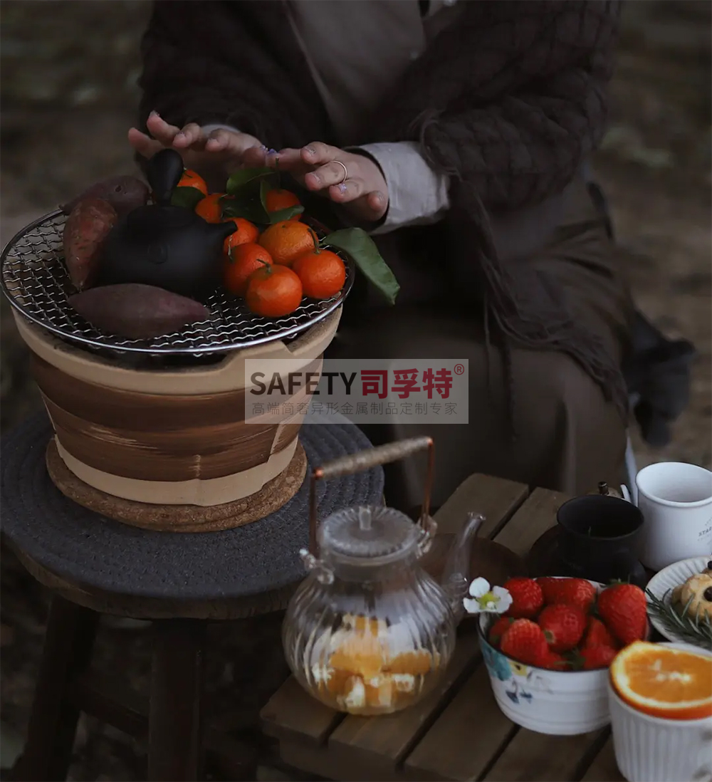 圍爐煮茶小貼士：火災(zāi)、中毒、燙傷需防范[精制鋼圍爐茶桌](圖3)