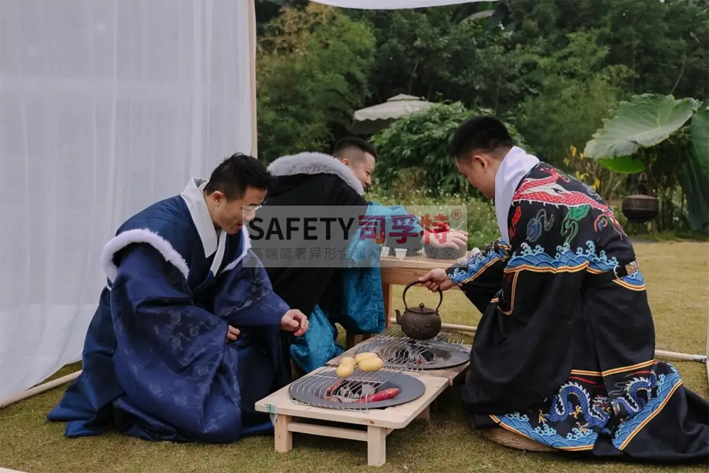 “圍爐煮茶”與非遺相互引流，潮流與文化傳承并不沖突[精致鋼圍爐，炭火爐](圖2)